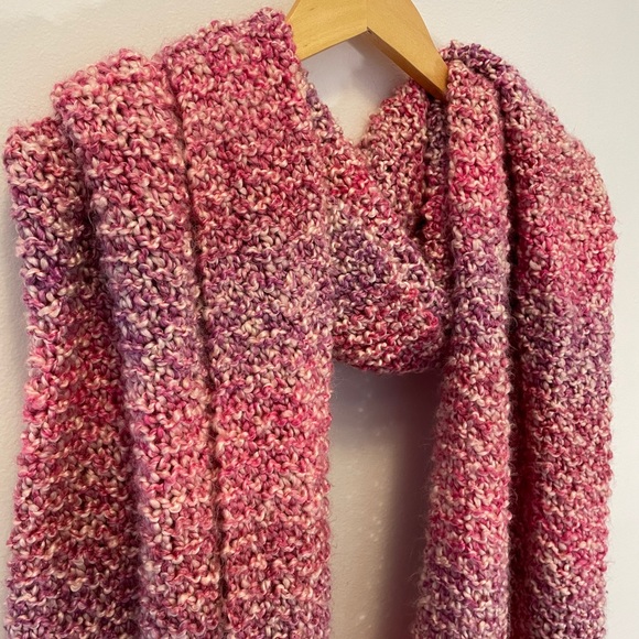 Pink and Purple Ombré Blanket Scarf - Picture 7 of 9